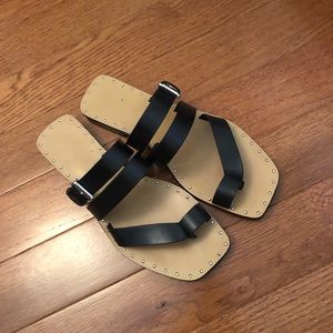 Zara Leather Sandals